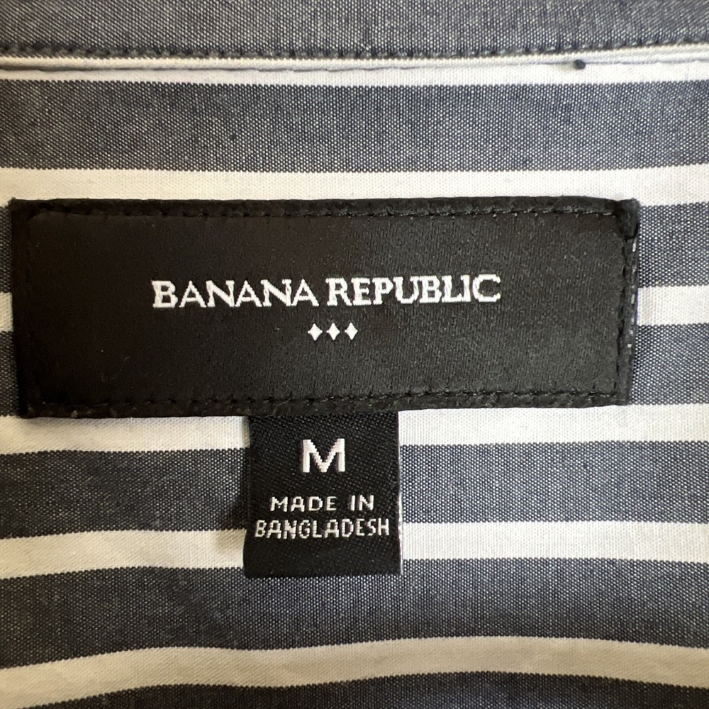 Banana Republic Tie-Waist Midi Poplin Shirt Dress Womens Sz M $150 - Picture 3 of 15